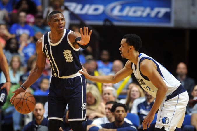 NBA: Preseason-Dallas Mavericks at Oklahoma City Thunder